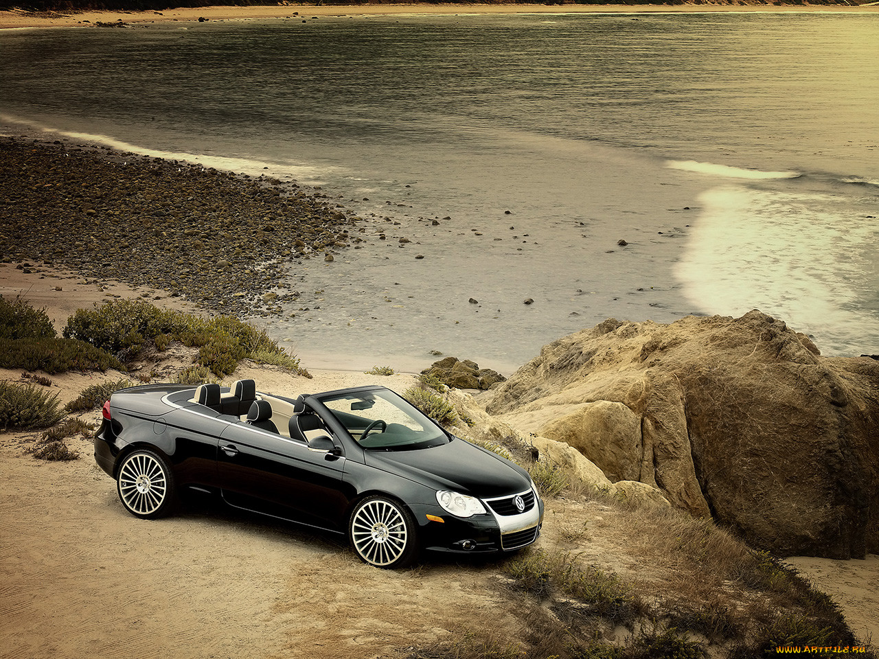 2006, volkswagen, eos, highway, study, 